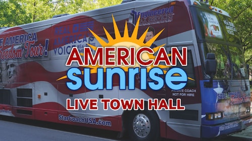 Start your morning off RIGHT with the American Sunrise show LIVE from West Palm Beach, Florida.
With an independent fast-paced look at the day’s headlines, American Sunrise provides a fresh start to your weekday. Whether it’s breaking news, politics, commentary, or national weather – start each weekday morning RIGHT with hosts Ed Henry, Karyn Turk, and Terrance Bates.
Visit show archive: https://americasvoice.news/playlists/american-sunrise/
Subscribe to our Substack: https://realamericasvoice.substack.com
RAV NETWORK LINKS: https://linktr.ee/realamericasvoice