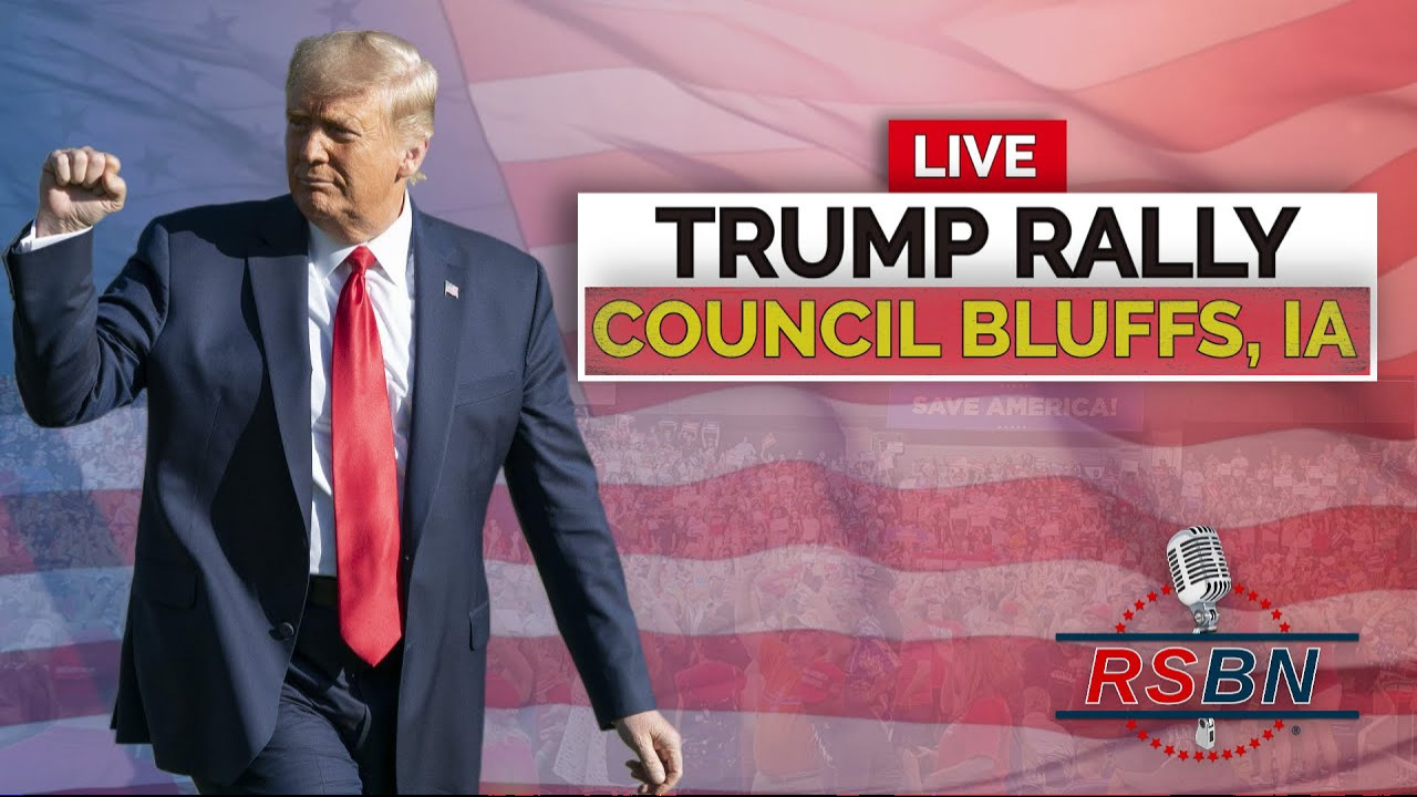 Friday, July 7, 2023: Join the RSBN team LIVE from Council Bluffs, IA for all-day coverage of President Donald J. Trump's Save America Rally in Council Bluffs, IA
Coverage begins at 9:00 AM ET.