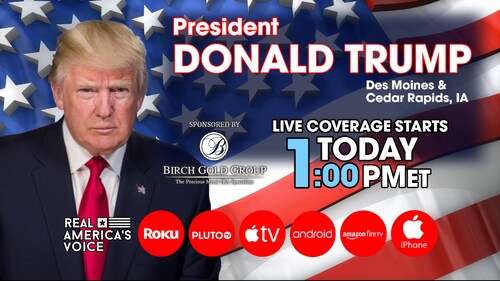 PRESIDENT TRUMP'S SPEAKING ENGAGEMENTS IN IOWA