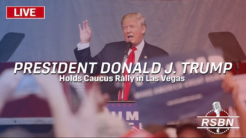 President Donald J. Trump, 45th President of the United States of America, will deliver remarks to a Team Trump Nevada Commit to Caucus Rally in Las Vegas, Nevada, on Saturday, January 27, 2024, at 4:00 p.m. ET.

RSBN will be LIVE at 2:30 p.m. ET.