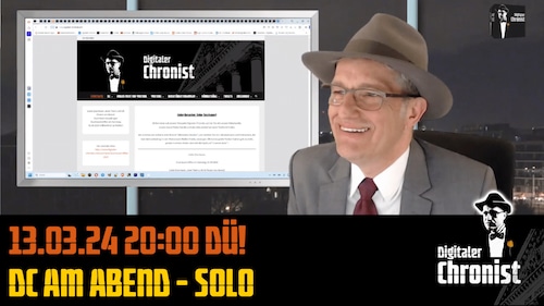 Aufzeichnung vom13.03.24 DÜ! DC am Abend - Solo