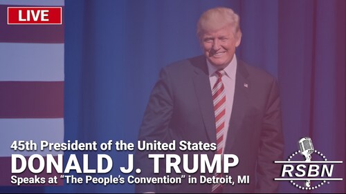 LIVE: President Trump Speaks at "The People's Convention" in Detroit - 6/15/24