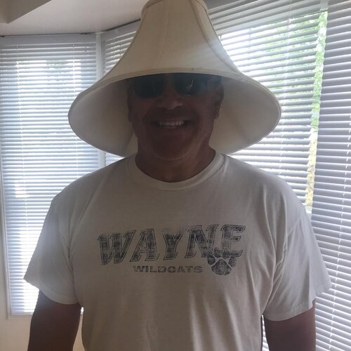 1st generation American, Family escaped communism and tyranny in 1944.
Love God, America and Family
Yes that's a Lamp Sh...