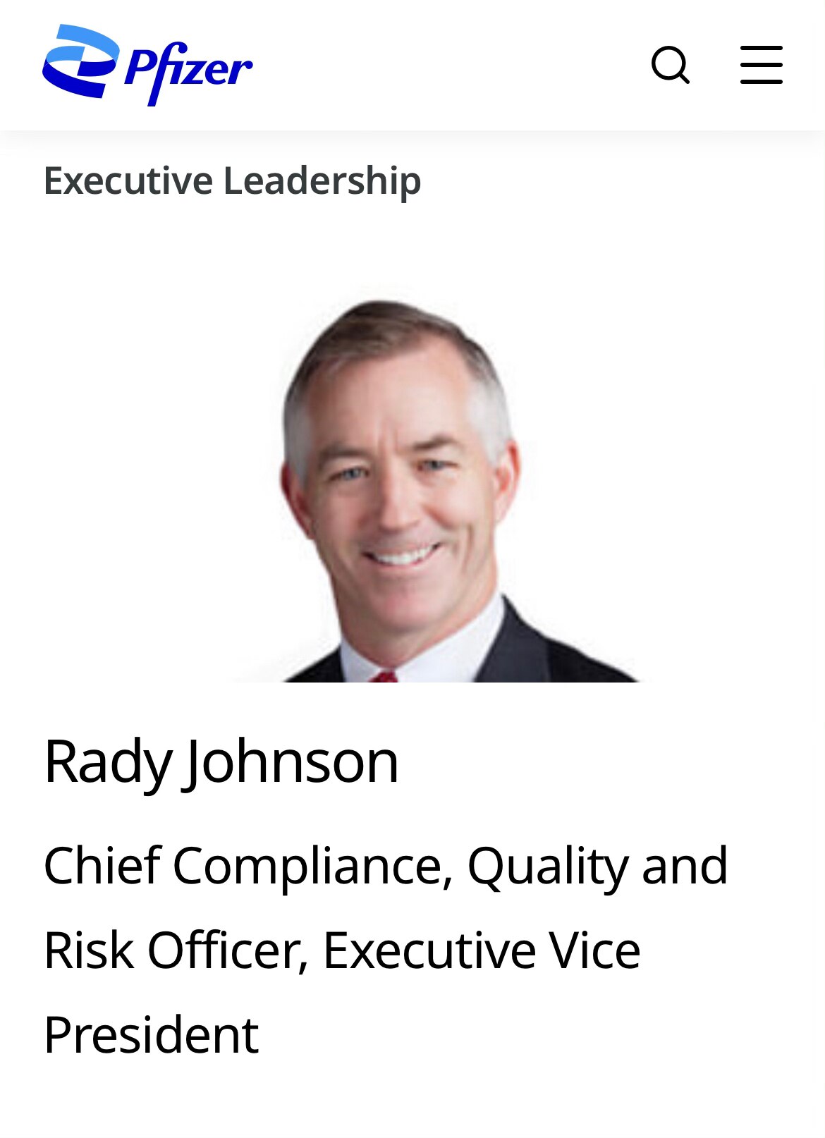 Why is the CEO of Moderna, Bancel  dumping stock to the tune of  $1m - $5mm a week for past few months and Pfizer’s VP, Rady Johnson, the corporate counsel at Pfizer in charge of FDA Compliance and Regulatory, has also been dumping stock? Are the rumors Johnson are arrested true?  And Pfizer would ensure a GAG was put in place.   All the falsified documents to the FDA and public - buck stops with Rady…  H/t @KarenKingston 