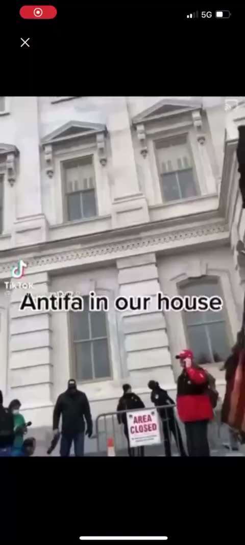 How did they have Antifa flags in our Capitol before it was breached? 