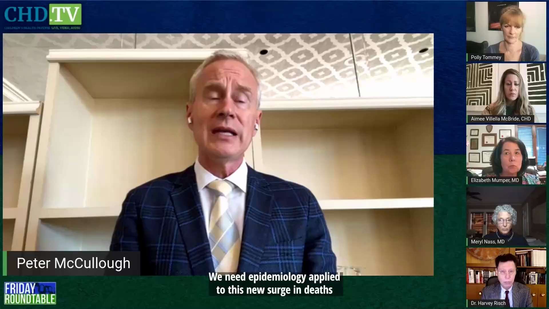 
Grossly Underreported Myocarditis Cases: We're Seeing Young People Die Every Day With No Explanation
Dr. Peter McCullough: "The families need to come forward and tell us: did they take a vaccine, yes or no?"