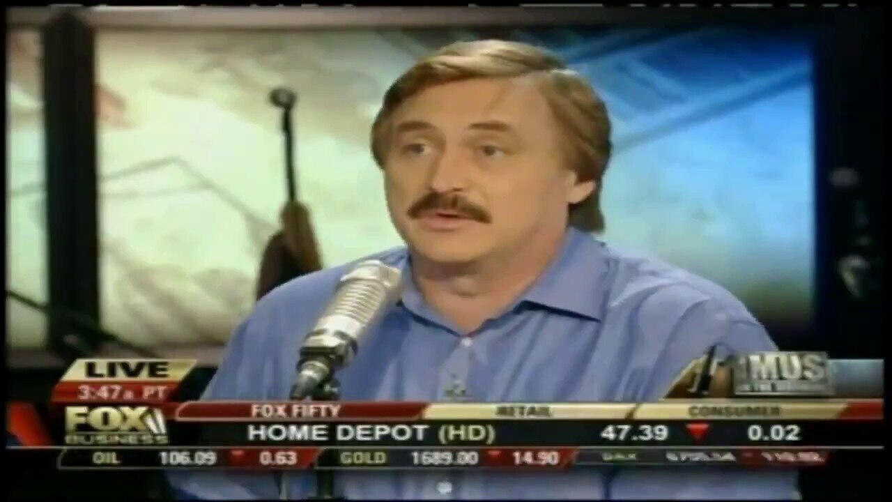 Mike Lindell in 2012: "I want to start buying cotton fields, because China is buying our cotton fields and taking our cotton from us."

Mike has always been a patriot 🇺🇸
