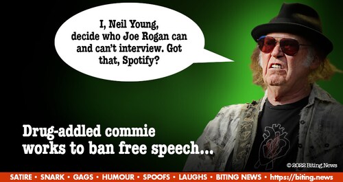 #NeilYoung #BitingNews #JoeRogan #Communism #Commie #Communist #FreeSpeech #Freedom