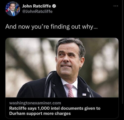 From Spygate, to Covid and on up to stealing the election - IT IS ALL CONNECTED. 

Proper criminal...