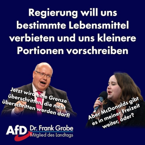 Wieder einmal will uns die #rot-#grüne #Regierung vorschreiben, was wir essen dürfen. 
Dieses Mal is...