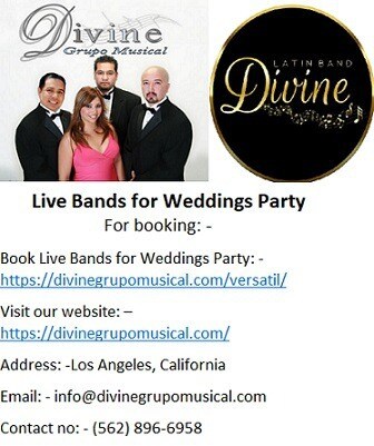 Hire Latin Live Bands for Weddings Party at nominal price.
Divine Grupo Musical is the flexible Lati...
