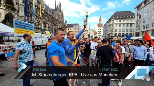 Livestream! Reaction zur BPE-Kundgebung in München!