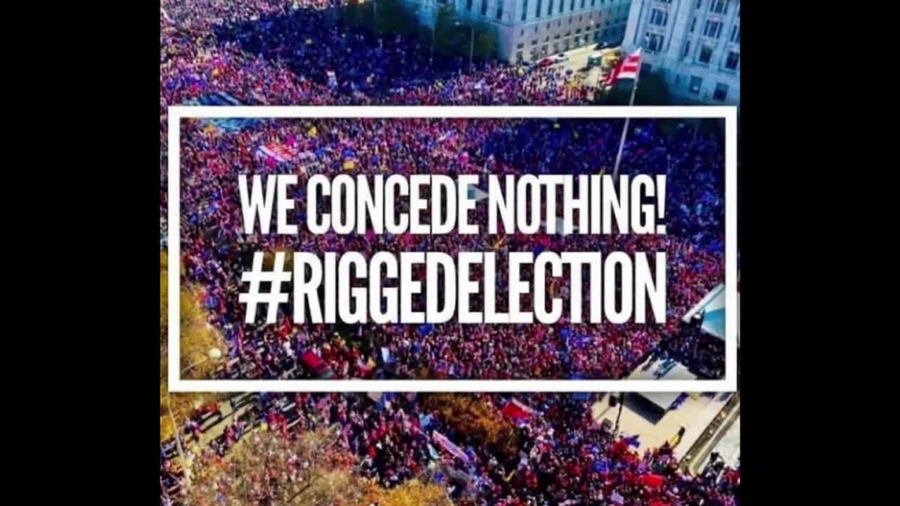 We Concede Nothing! #RiggedElection 