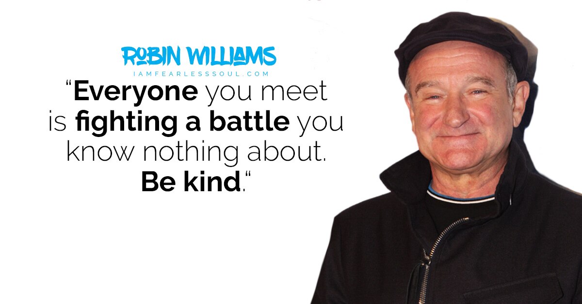 Be kind.
