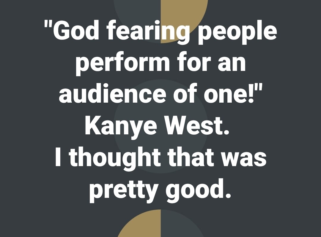 What he says is true! 