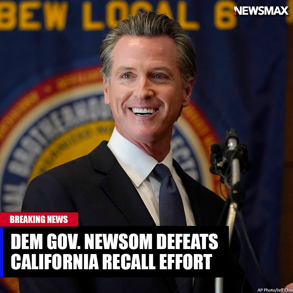 Newsmax on GETTR : BREAKING NEWS: California Gov. Gavin Newsom on