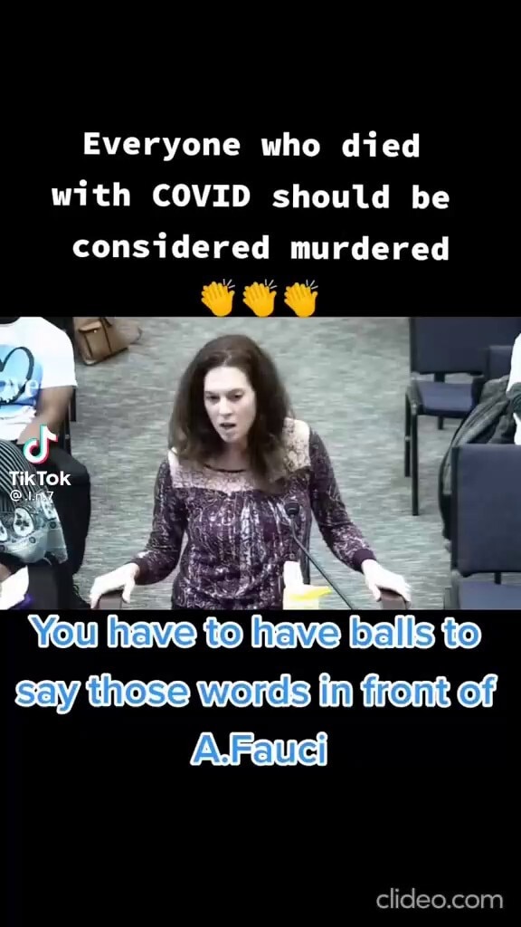 "Everyone who died with covid should be considered murdered." 

This nurse is not afraid to tell it like it is. 💥🔥

@serremmy follows back🇺🇸