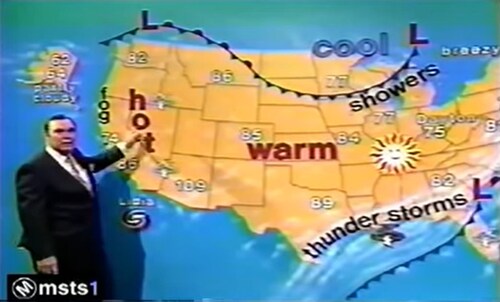 Today Show weather 1987 vs Today Show weather 2022