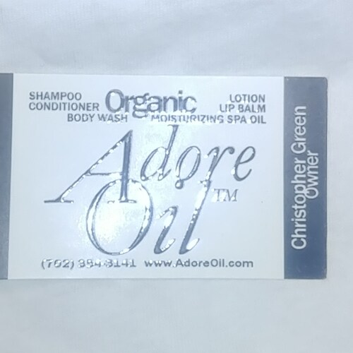 My name is Christopher Green. I am the owner of a business called AdoreOil. I live in Las Vegas, NV, USA. I'm a pretty f...