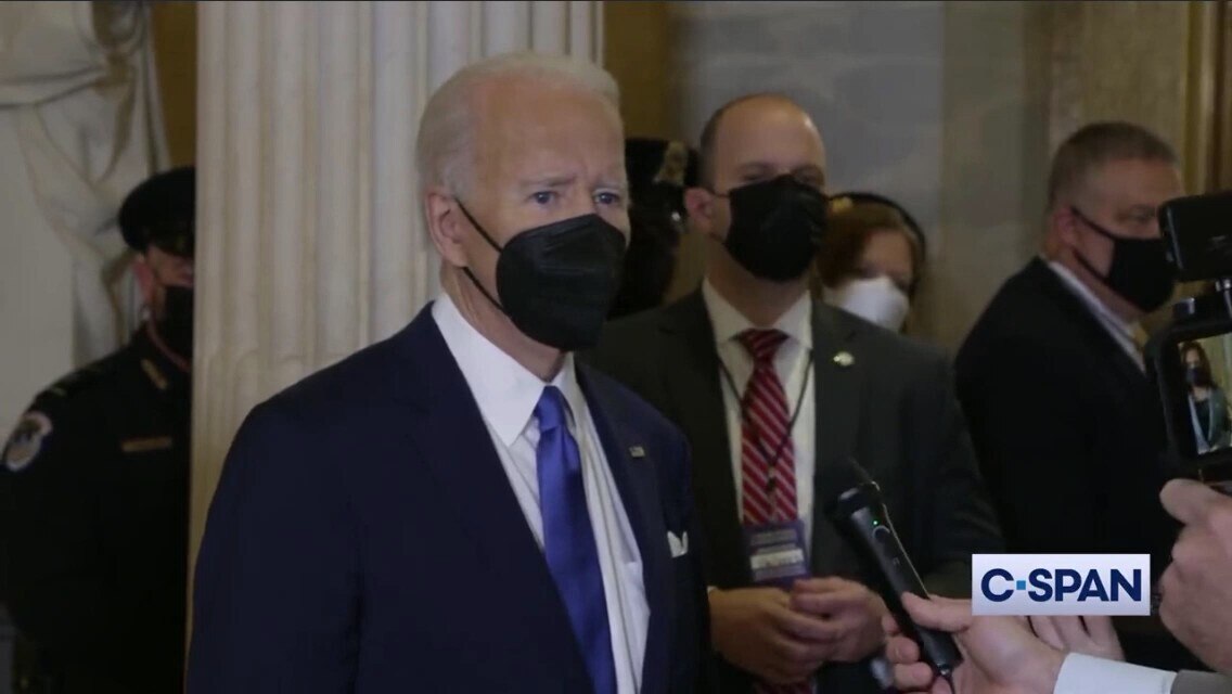 Biden calls Trump “The President”