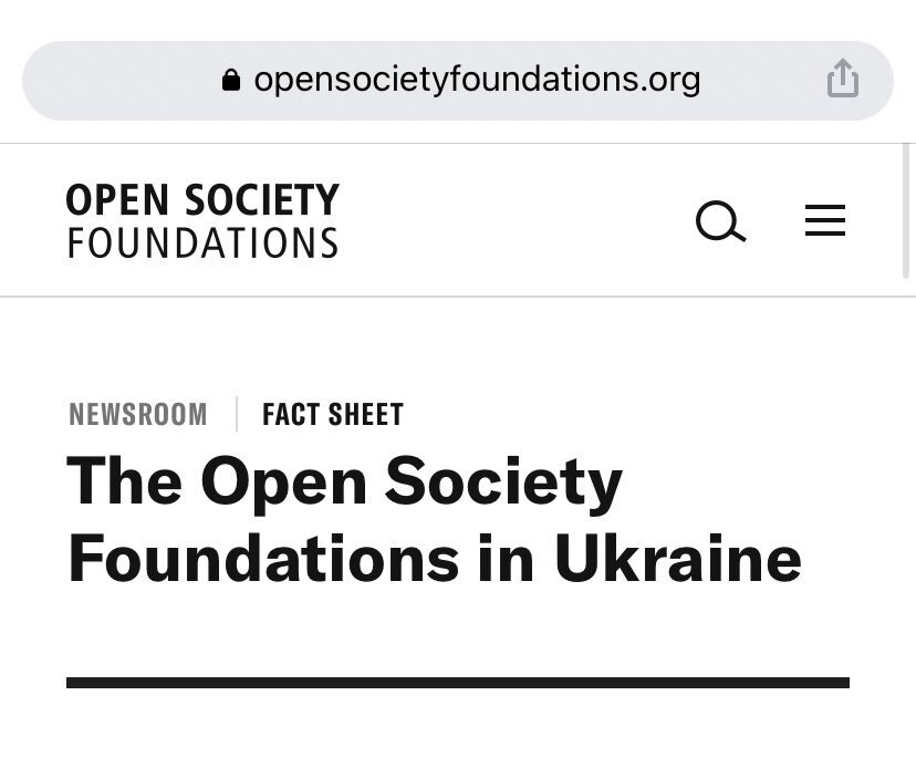 Source Watch: The Ukrainian AntAC media outlet is publicly funded by the Open Society Foundations 

...