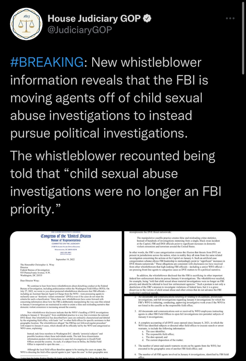 Defund the FBI, fund constitutional sheriffs. Give the power to the people not the bureaucrats. 

Wh...