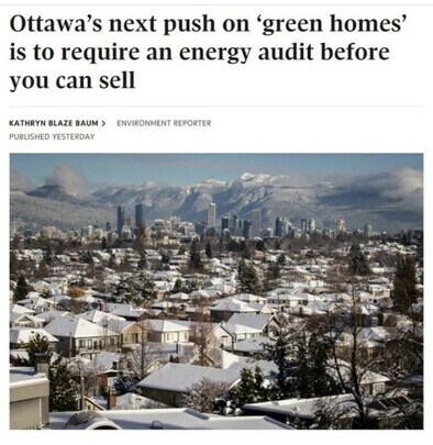 "The City of Ottawa announce that home owners can never sell up and leave the city unless they recei...