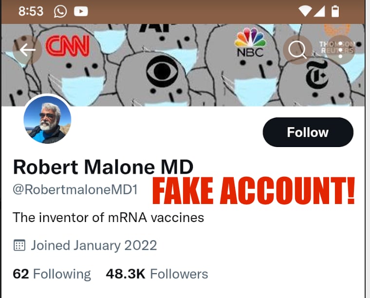 I am permanently suspended (banned) from twitter.  Nothing has changed.  But the fake account are st...