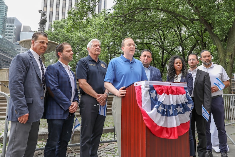 Prior to the start of yesterday's Celebrate Israel Parade in NYC, it was an honor to stand alongside...