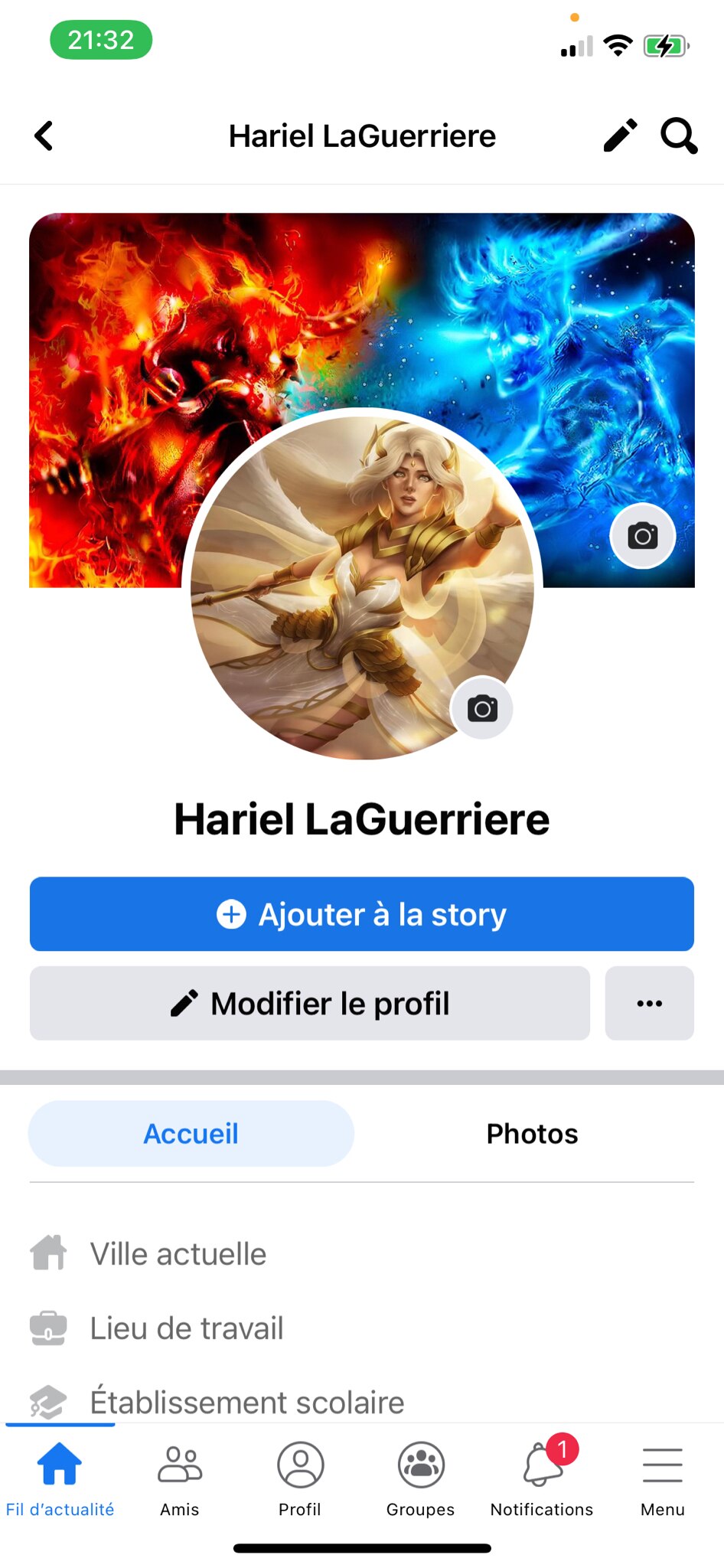 Accepter là comme amie FB c’est votre guerrière Gauloise favori 😉
Faite lui une demande d’amitié…

...