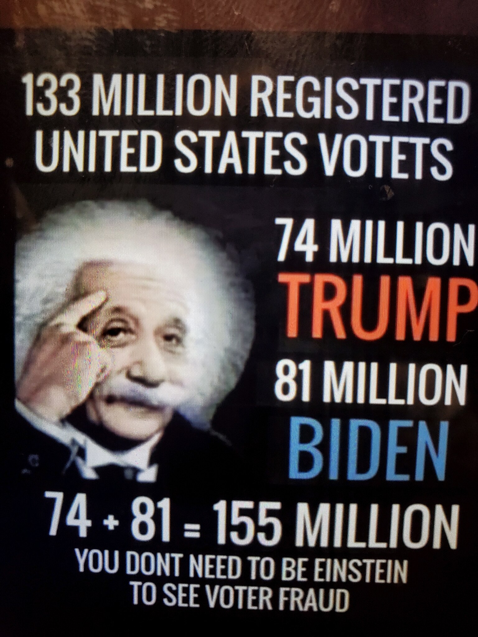 They right our voting rights were eroded. Didnt matter did it eienstien 