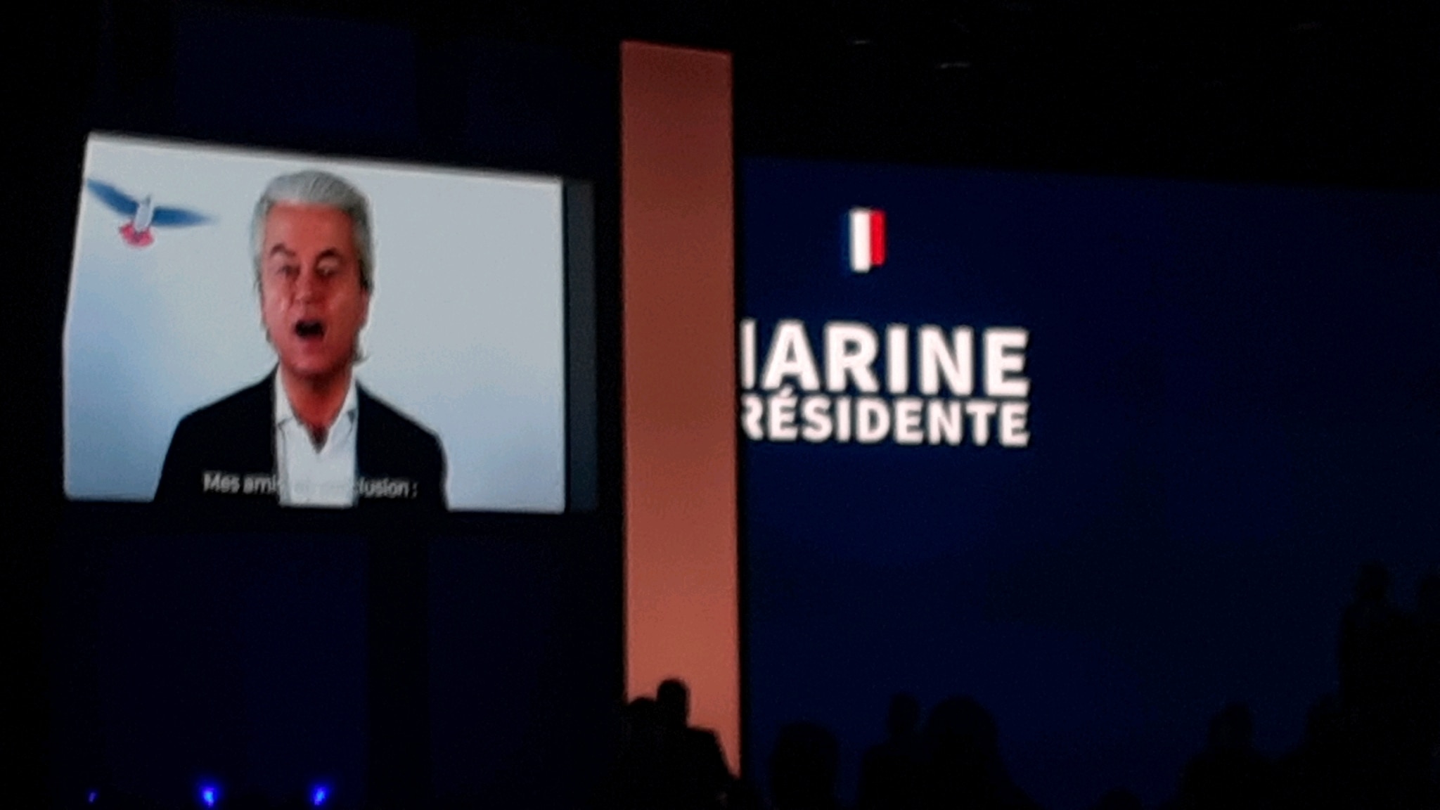 Parlementaire néerlandais depuis 23 ans, Geert Wilders, chef du Parti de la Liberté, a envoyé un message de soutien à Marine Le Pen #Reims #France #Nederland #RN 