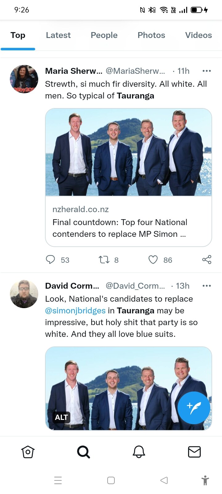 Leftist twats still leftist twatting on Twitter.  

