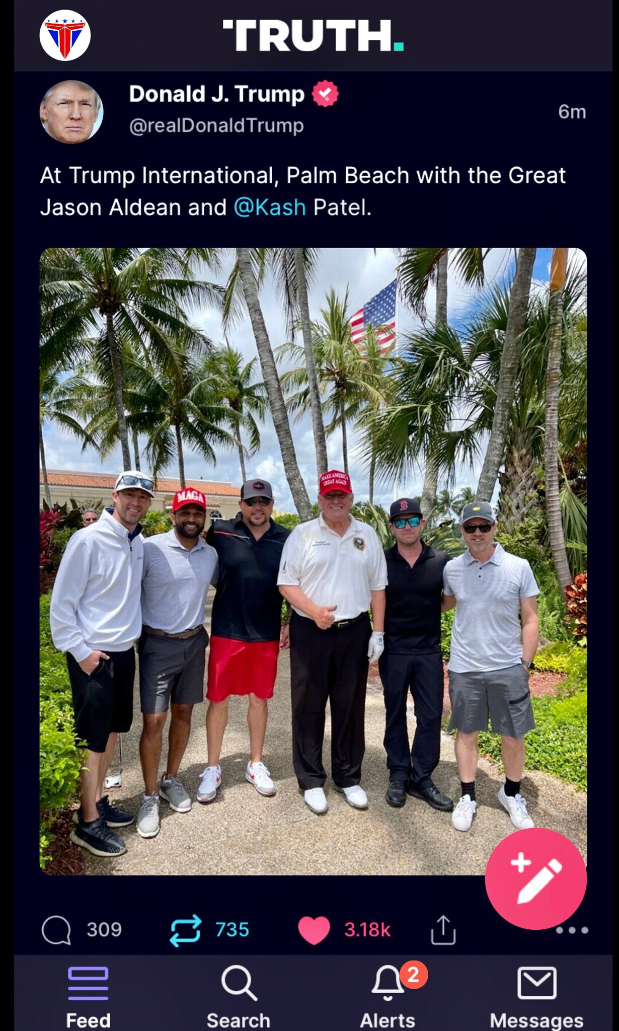 President Trump just “Truthed” on TruthSocial!!! MAGA!!!!