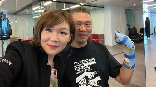 与老班长一起午餐💙