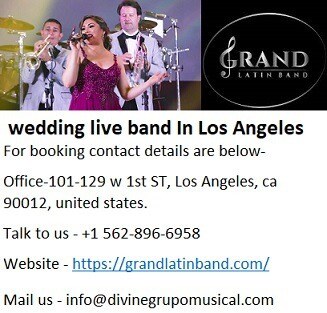 Hire Professional Grand wedding live band In Los Angeles.
Grand Latin band is one of the best Latin ...
