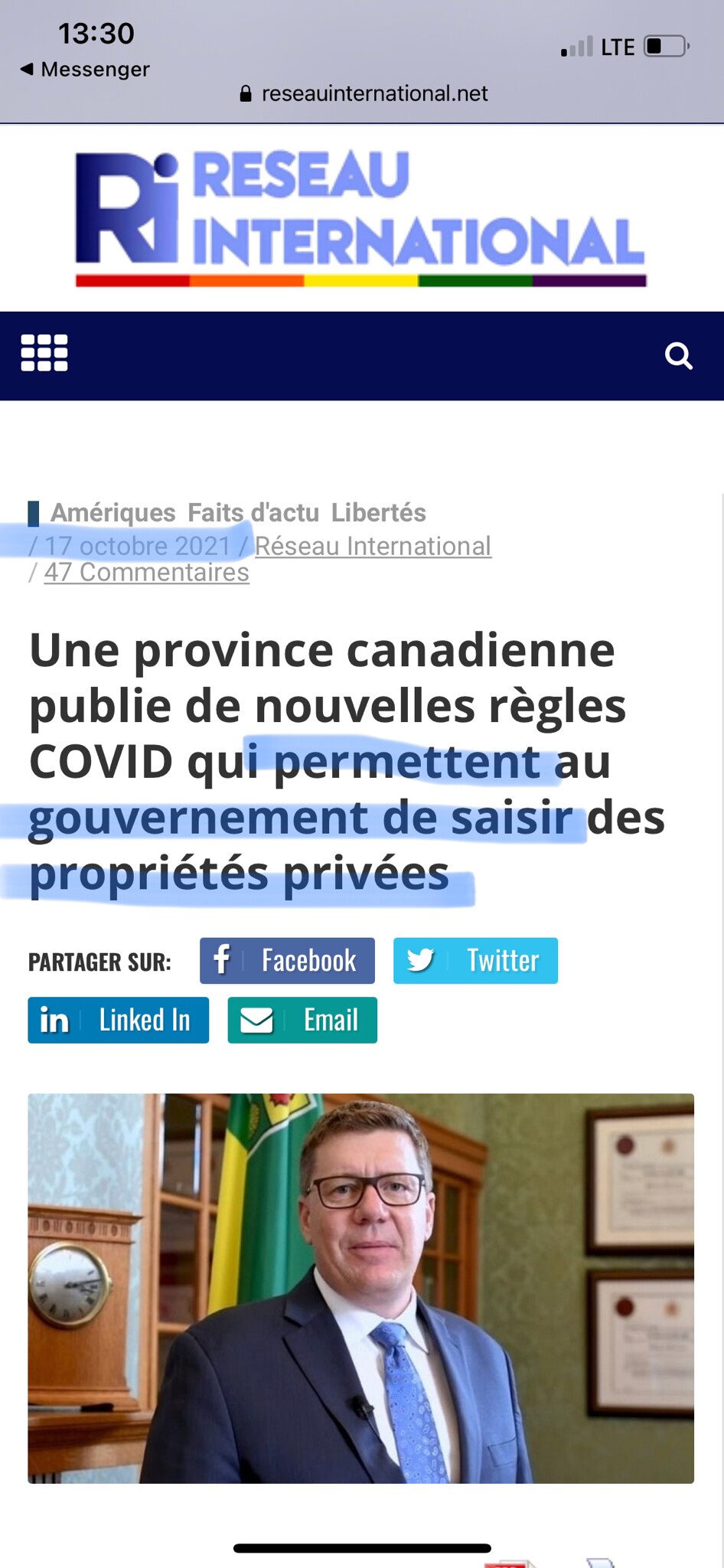 J’me prépare à tout 😳 et vous ?

⚠️Les fonctionnaires de la Saskatchewan peuvent autoriser l’entrée...