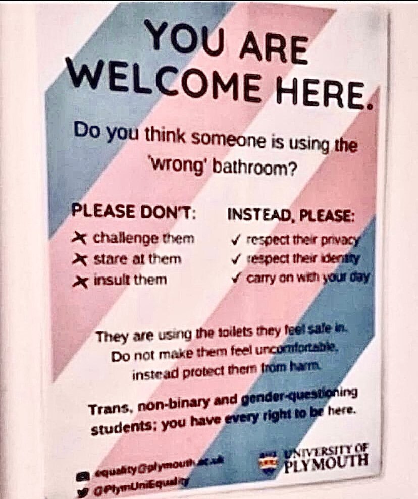 I don’t want maladjusted males in my bathroom. It is that simple. If you were born a male, you are a...