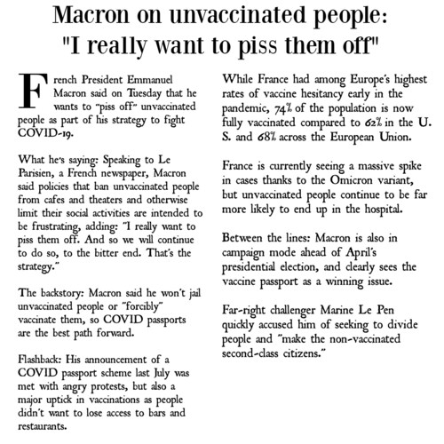 https://www.axios.com/macron-piss-off-unvaccinated-people-498b180d-a8eb-49d8-a61c-5a7f67aece73.html