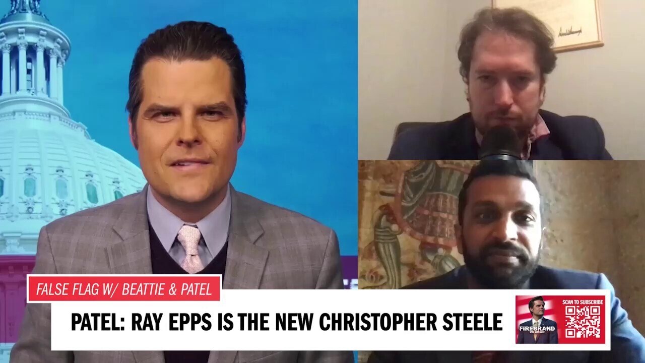 EXPLOSIVE: Kash Patel, former Trump DOD Chief of Staff, and Darren J. Beattie of Revolver.News join Firebrand to discuss Ray Epps’ closed-door meeting with the January 6 Committee tomorrow, behind-the
