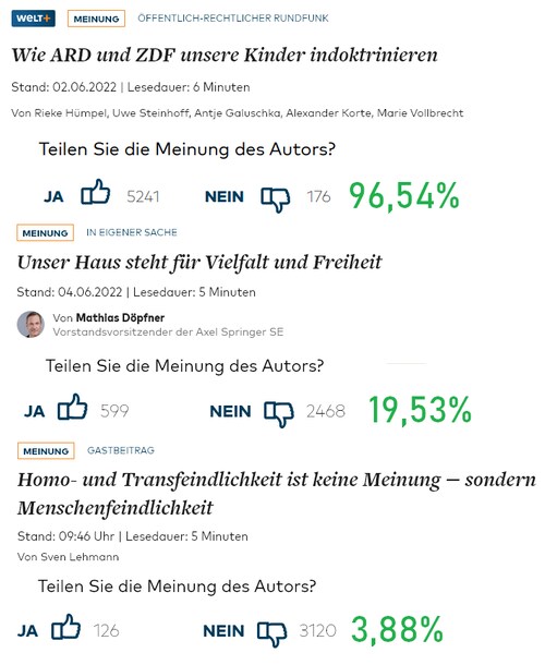 3,88%. Es gibt mehr Alphabetmenschen unter Generation X als Weltleser, die den Gastbeitrag vom Queerbeauftragten gut fanden.