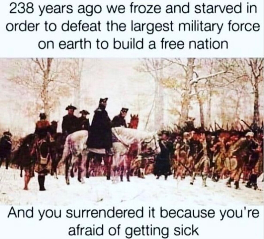 Get your shit together….we will need everyone. 🇺🇸