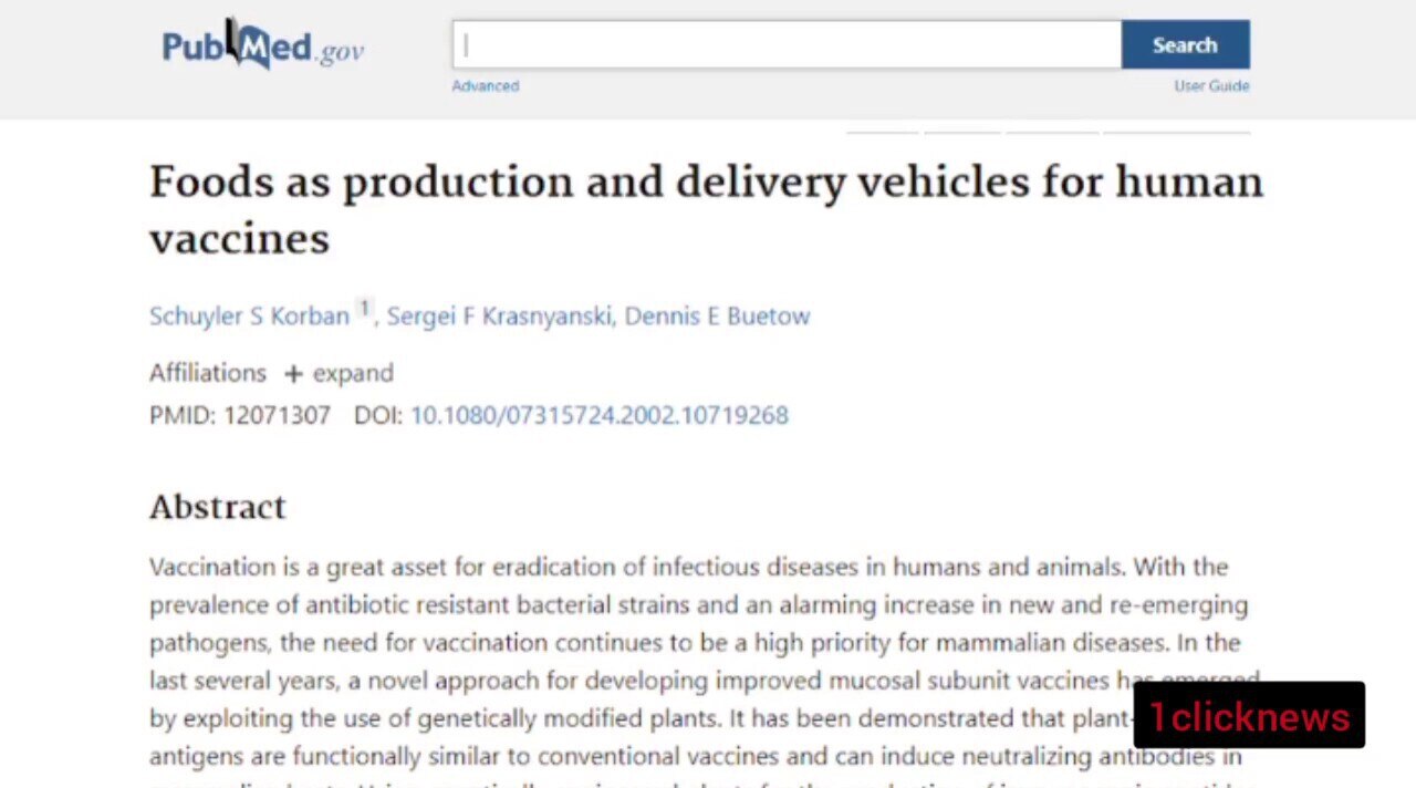 Plan To Spray Magnetic Nanoparticles On Global Food Supply Announced