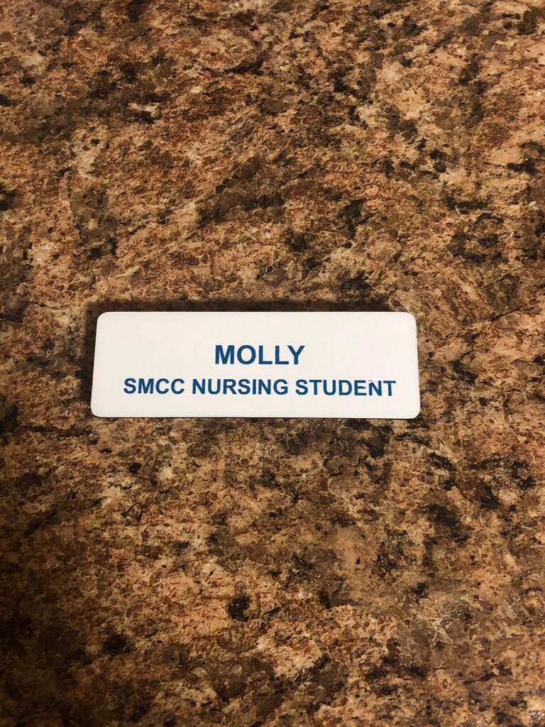 Found my old nursing school name tag. Cant believe in just 8 years I’ve gone from being excited about a new career to getting a religious exemption to keep