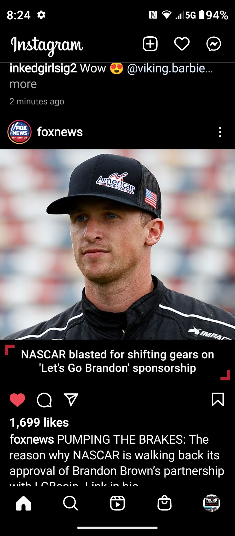 Might start watching Nascar this year