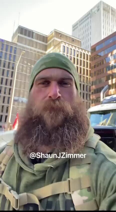 Dictator Trudeau froze Shaun Zimmer’s bank account for being part of a peaceful protest with the Fre...