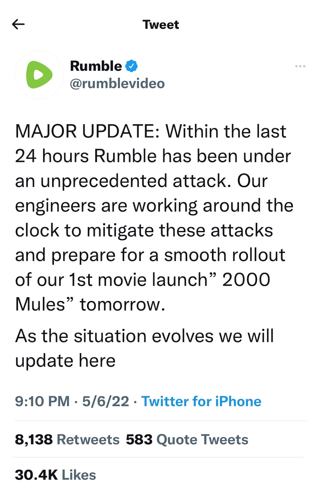 The Left knows that “2000 Mules” is the smoking gun. It destroys the myth of the “most secure electi...
