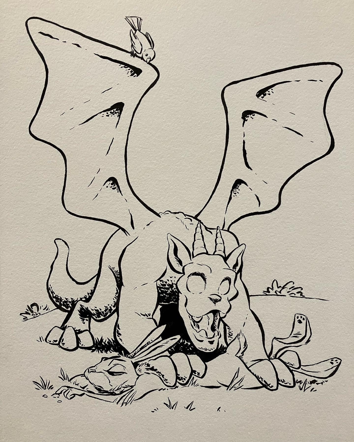 #Inktober Day 1: “Gargoyle”

“A Hare Too Late.”

#inktober22 #drawing #illustration #ink #artistsoni...