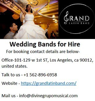 Expert Grand Latin Wedding Bands for Hire in Los Angeles.

For booking contact details are below-
Of...