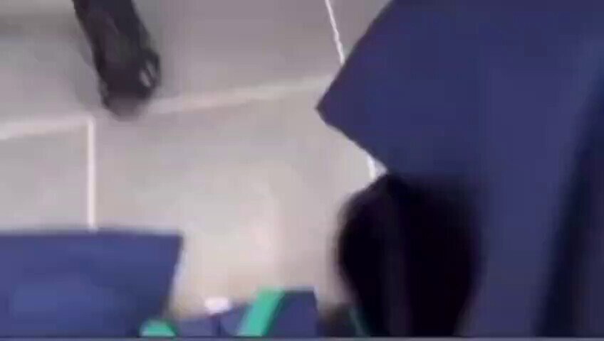 Nurses in Perth, Australia leave their uniforms outside parliament as they refuse to be injected wit...